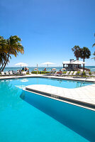 Swimming pool im Luxushotel Reach Resort, Key West, Florida Keys, USA