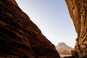 Rock formation, Wadi Rum, Jordan, Middle East