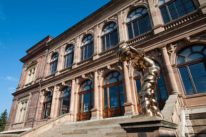 Bronze Skulptur Großer Geist von Thomas Schütte, Neues Museum, Weimar, Thüringen, Deutschland