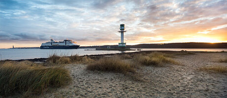 lighthouse freidrichsort, kiel fjord, baltic sea, friedrichsort, kiel, schleswig-holstein, germany