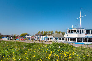 Hafen, Vitte, Insel Hiddensee, Mecklenburg-Vorpommern, Deutschland