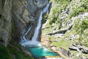 Savica Wasserfall, Triglav Nationalpark, Slowenien