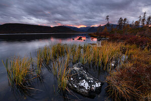 Evening at Jack London lake, Magadan region, Russia