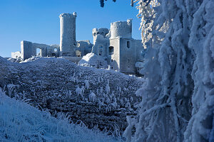 Ogrodzieniec medieval castle, Silesian Voivodeship in Poland, Europe