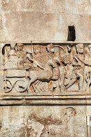 Relief im Constantine Arch in Rom Italien