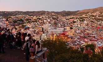 View of the historic center, Guanajuato, Mexico