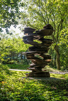 Skulpturenpark Waldfrieden, Skulptur von Tony Cragg, Wuppertal, Bergisches Land, Nordrhein-Westfalen, Deutschland