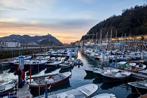 Hafen, Donostia, San Sebastian, Gipuzkoa, Baskenland, Spanien, Europa