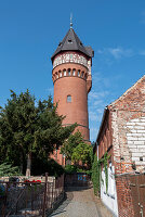 Wasserturm am Weinberg, erbaut 1902, Stadt Burg, Jerichower Land, Sachsen-Anhalt, Deutschland