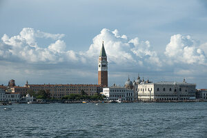 View of St. Mark&#39;s Square, Piazza san Marco from Giudecca, Venice, Veneto, Italy, Europe