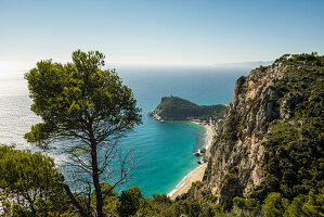 Strand, Spiaggia libera, Varigotti, Finale Ligure, Riviera di Ponente, Ligurien, Italien