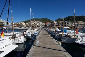 Im Yachthafen von Port d´Andratx, Mallorca, Spanien