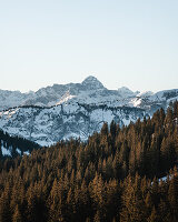 Sonnenaufgang am Riedberger Horn, Grasgehren, Allgäu, Bayern, Deutschland