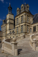 Schloss Fontainebleau in Fontainebleau, Département Seine-et-Marne, Ile-de-France, Frankreich