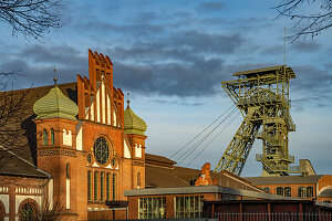  The disused Zollern coal mine and museum in Dortmund, part of the Industrial Heritage Route in the Ruhr area, North Rhine-Westphalia, Germany, Europe   