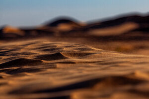 Afrika, Marokko, Zagora, Sahara, Erg Lehoudi, Sand im Wind