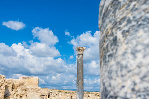 Ausgrabungsstätte, Archäologische Fundstätte, Kourion, Bezirk Akrotiri, Republik Zypern