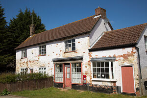  Ehemaliges Postamt jetzt geschlossen, Shottisham, Suffolk, England, Großbritannien 