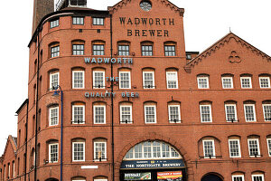 Wadworth Northgate brewery building, Devizes, Wiltshire, England, UK