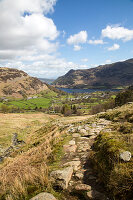 Landscape view Glenridding, Lake District, Cumbria, England, UK