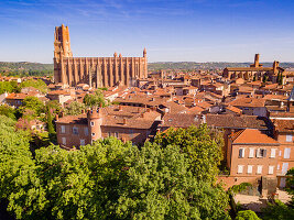  Kathedrale St. Cecilia, Albi, Region Okzitanien, Frankreich, Westeuropa 