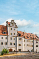 Blick auf Schloss Osterstein in Zwickau, Sachsen, Deutschland