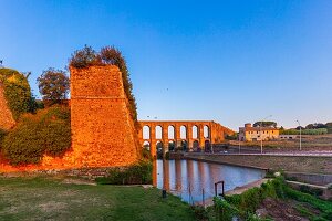 Roman aqueduct, Nepi,Viterbo, Lazio, Italy