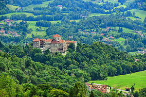  Santuario Graglia Monastery, Madonna di Loreto, Biella, Alpi Biellesi, Valais Alps, Piedmont, Italy 