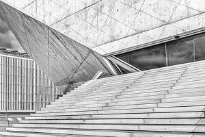 Moderne Architektur an dem Konzerthaus Casa da Musica in Porto, Region Norte, Portugal