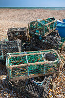 The Dungeness Snack Shack, Imbissbude für frischen Fisch, Dungeness, Romney Marsh, Kent, England, Großbritannien