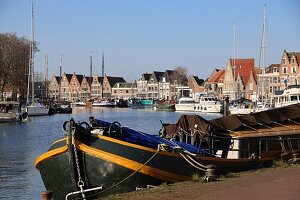 Boote im Hafen von Hoorn, Niederlande