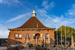 Das ehemalige Rathaus in Arcen, Venlo, Niederlande 