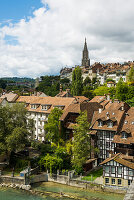 Panorama, Altstadt, Bern, Kanton Bern, Schweiz