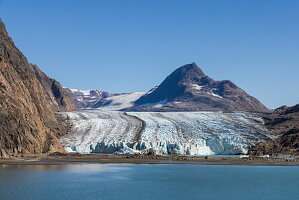 Gletscher und Berge, Ikamiut Kangerdluarssuat, Queqatta, Grönland, Europa