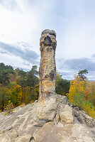 Sandsteinformationen am Fünffingerfelsen, Sachsen-Anhalt, Deutschland