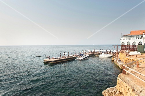 Beach Chairs By The Sea At La Plage Beach Club Beirut