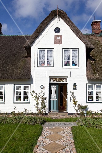 Altfriesisches Haus Mit Reetdach Sylt Bild Kaufen 11397897