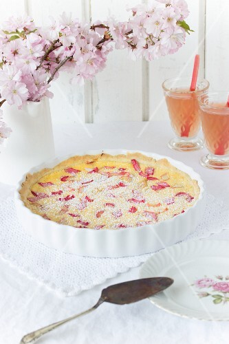 Rhubarb tart