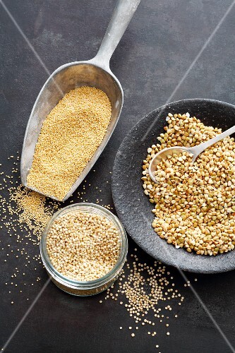 Pseudocereals Amaranth Quinoa And License Images - 