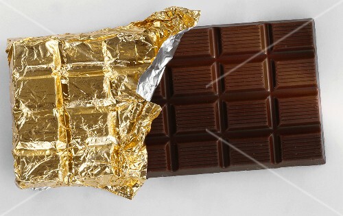 Download Chocolate Bar; Half Wrapped in Gold … – License Images ... Yellowimages Mockups